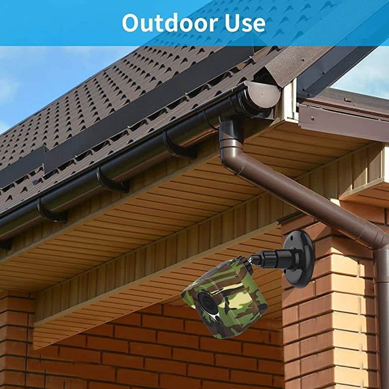 Wyze Cam Camera Wall Mount Bracket, Weather Proof 360 Degree Protective Adjustable Housing Mount and Cover for Wyze Cam V2 V1 and Ismart Spot Camera Indoor Outdoor (Black(3 Pack))