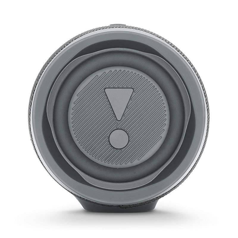 Charge 4 Portable Waterproof Wireless Bluetooth Speaker Bundle with divvi Charge 4 Protective Hardshell Case Gray