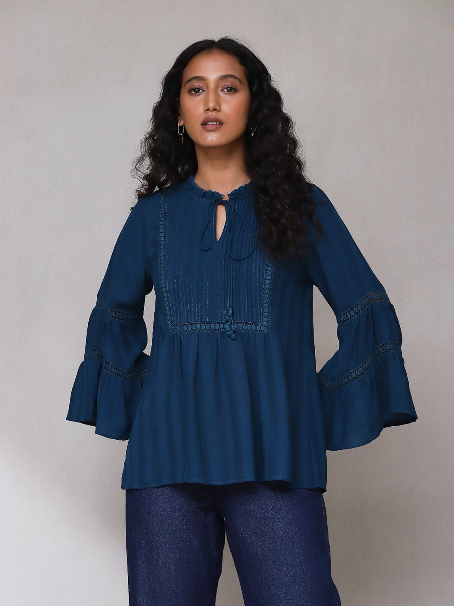 aarke Ritu Kumar Teal Top