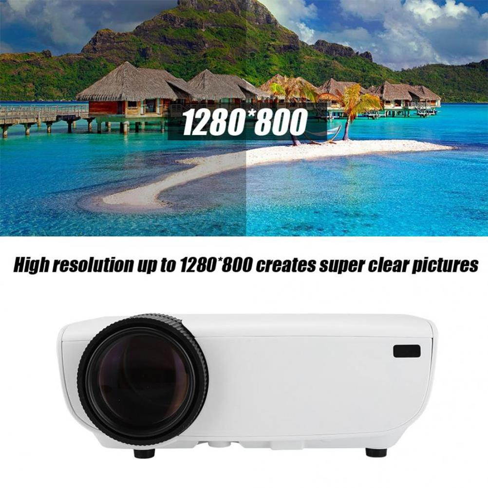 3D 1080P HD WIFI Mobile Phone with the Same Screen Projector Home Theater Projector Portable Mini Video Projector LCD Screen Office Top Projector