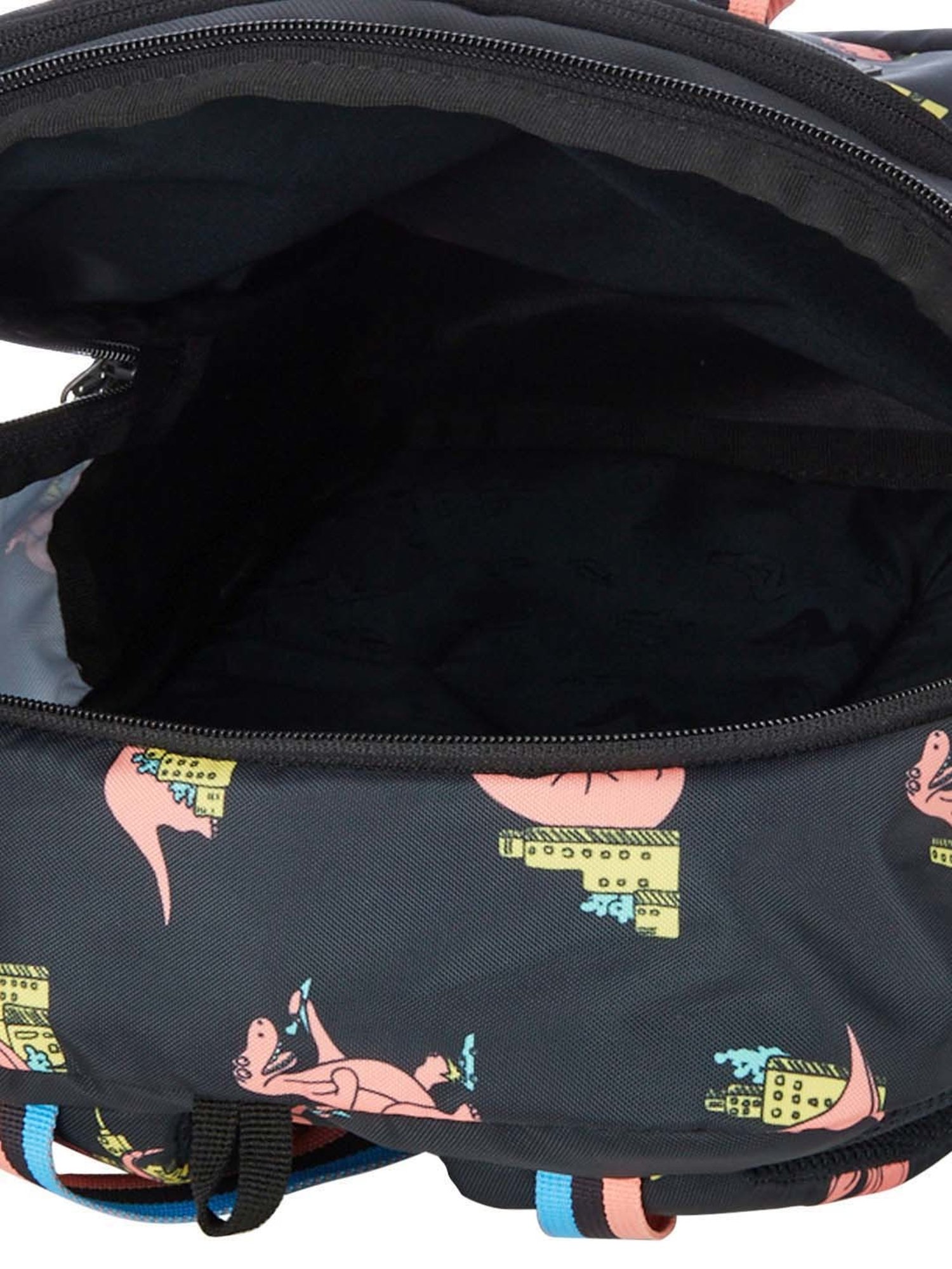 Wiki 24 Ltrs Black Medium Backpack