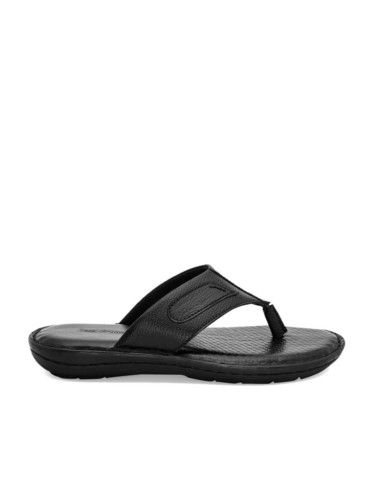 San Frissco Men's Black Thong Sandals