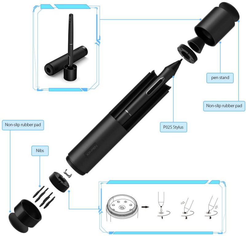 XP-PEN Artist22E Pro Drawing Pen Display Graphic Monitor IPS Monitor 8192 Level Pen Pressure Drawing Pen Tablet Dual Monitor with 16 Express Keys and Adjustable Stand 21.5 Inch