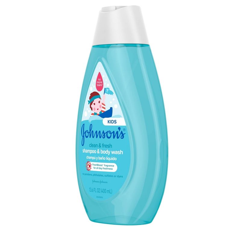Johnson's Kids Clean and Fresh Shampoo and Wash - 13.6 fl oz