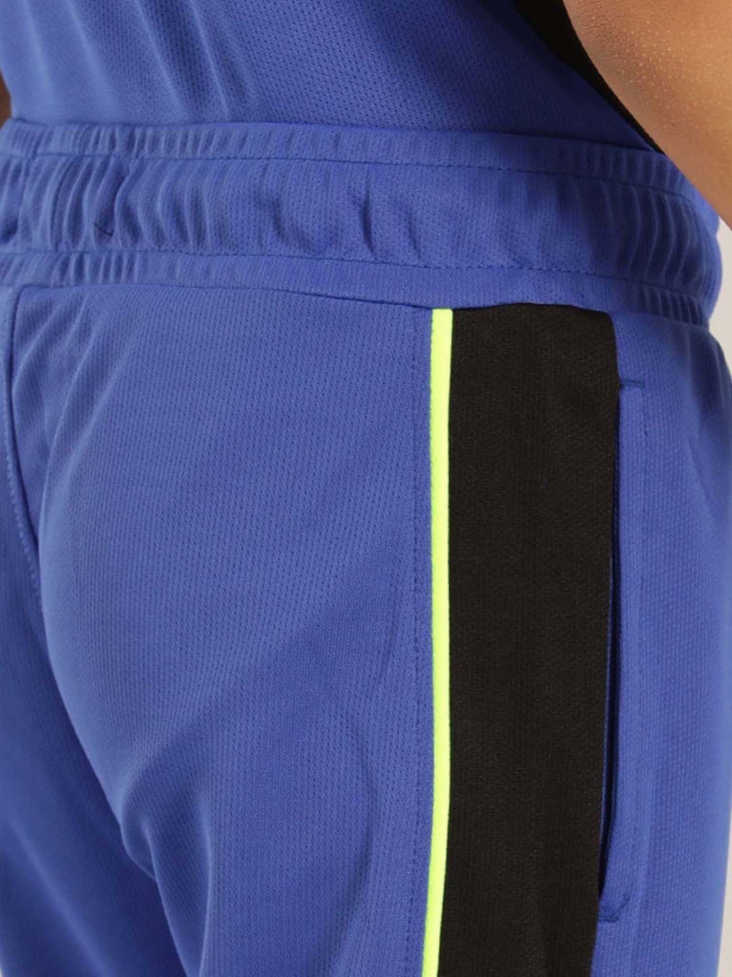 Indian Terrain Kids Blue Regular Fit Trackpants