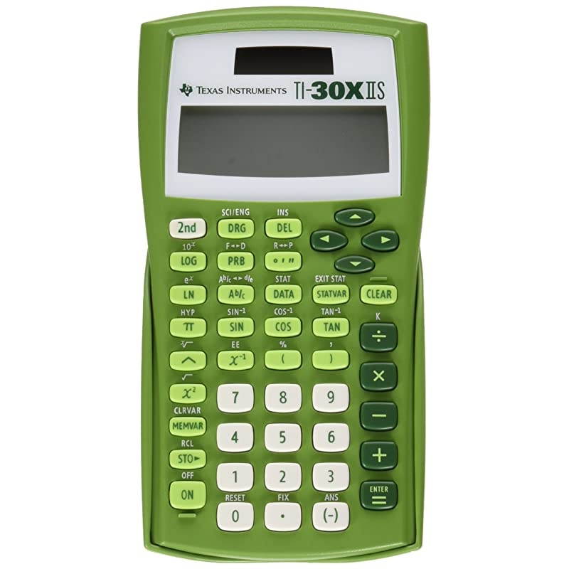 TI30X IIS 2Line Scientific Calculator Lime Green