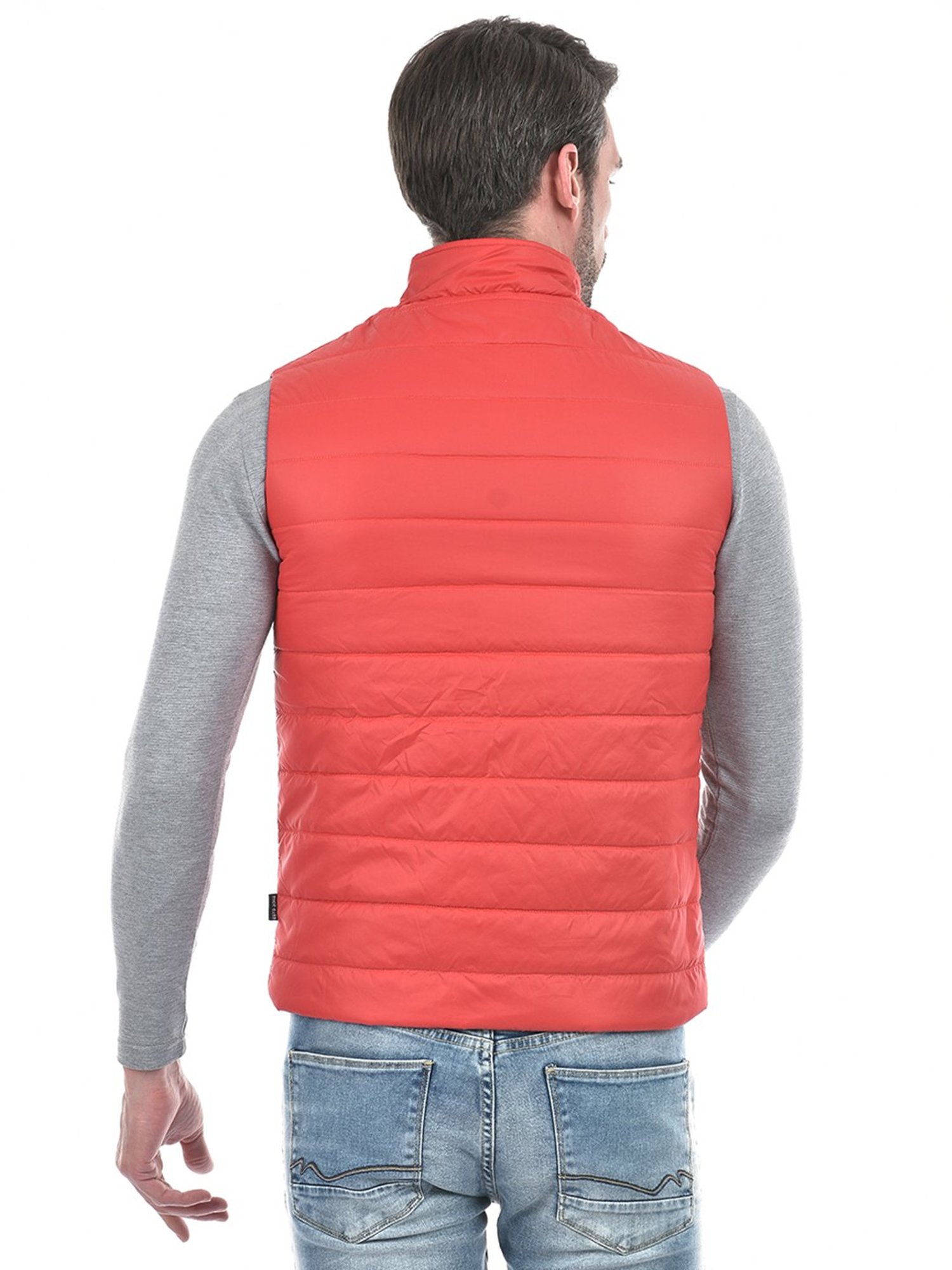 Integriti Red & Navy Regular Fit Reversible Jacket