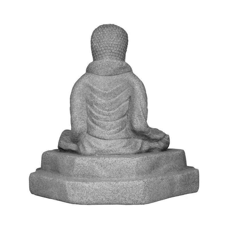 Emsco 23.81" Resin Meditating Buddha Statuary - Sand