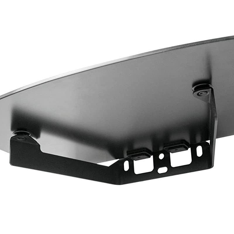 Floating Wall Mount Tempered Glass Shelf for DVD Player Audio Gaming System Streaming Devices Black MOUNTSF011