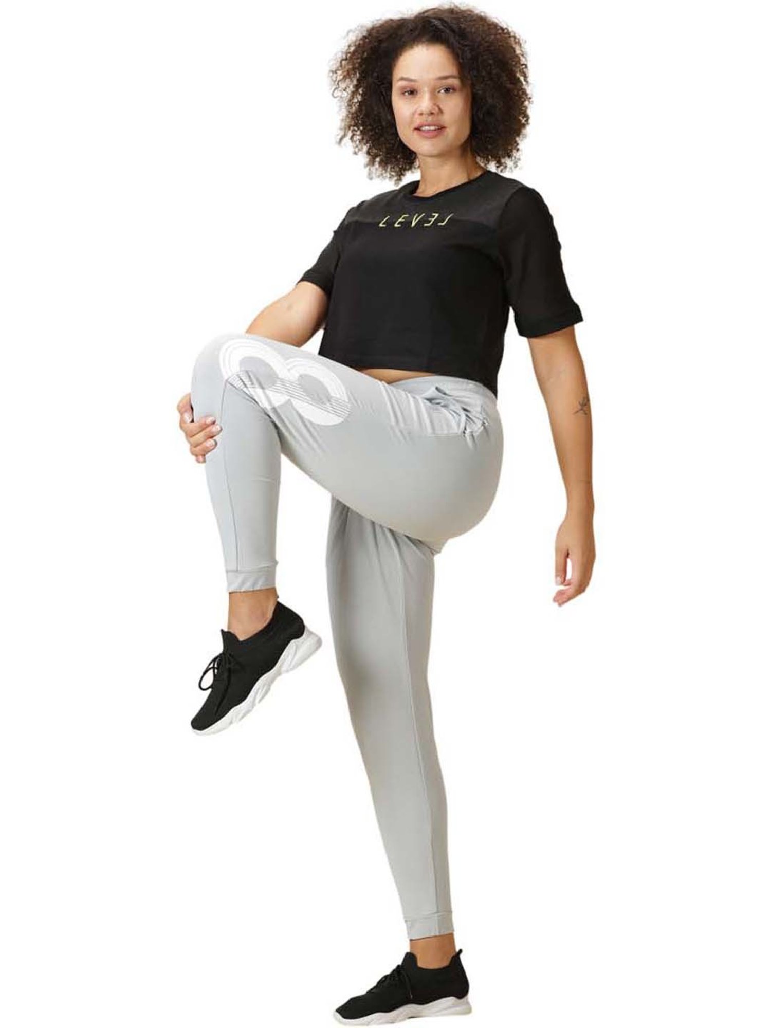 Domin8 Women Solid Training Drawstring Track Pants