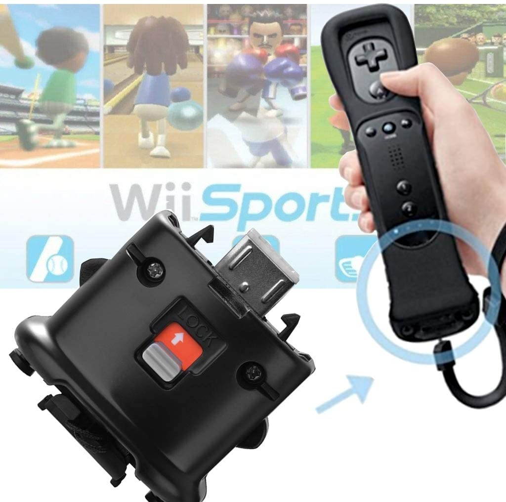 AndThere Wii Remote Motion Plus Adapter Sensor Tracking Replacement for Nintendo Wii Wii U Remote Controller, Black