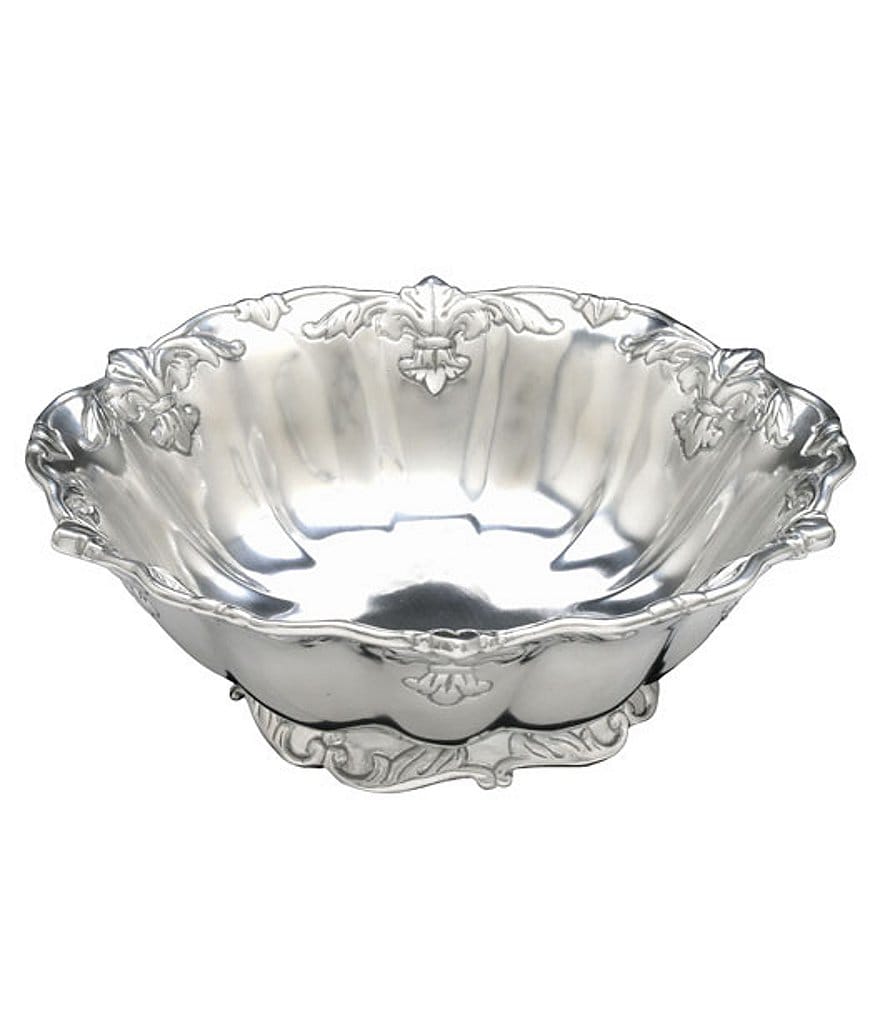 Arthur Court Fleur-de-Lis Large Salad Bowl