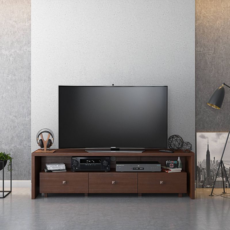 Techni Mobili TV Stand - Hickory(70")