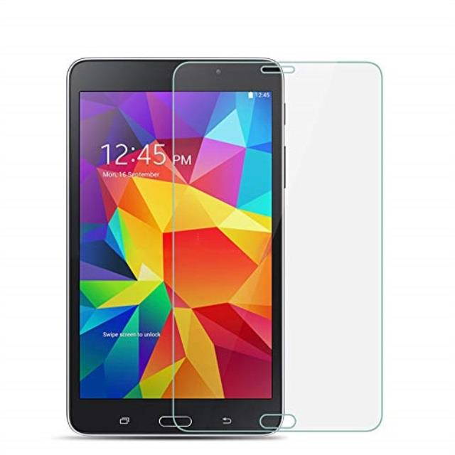 KIQ Premium Tempered Glass Screen Protector Self-Adhere Bubble-Free 9H Strong Impact Drop Protection Clear for Samsung Galaxy Tab 4 7 T230