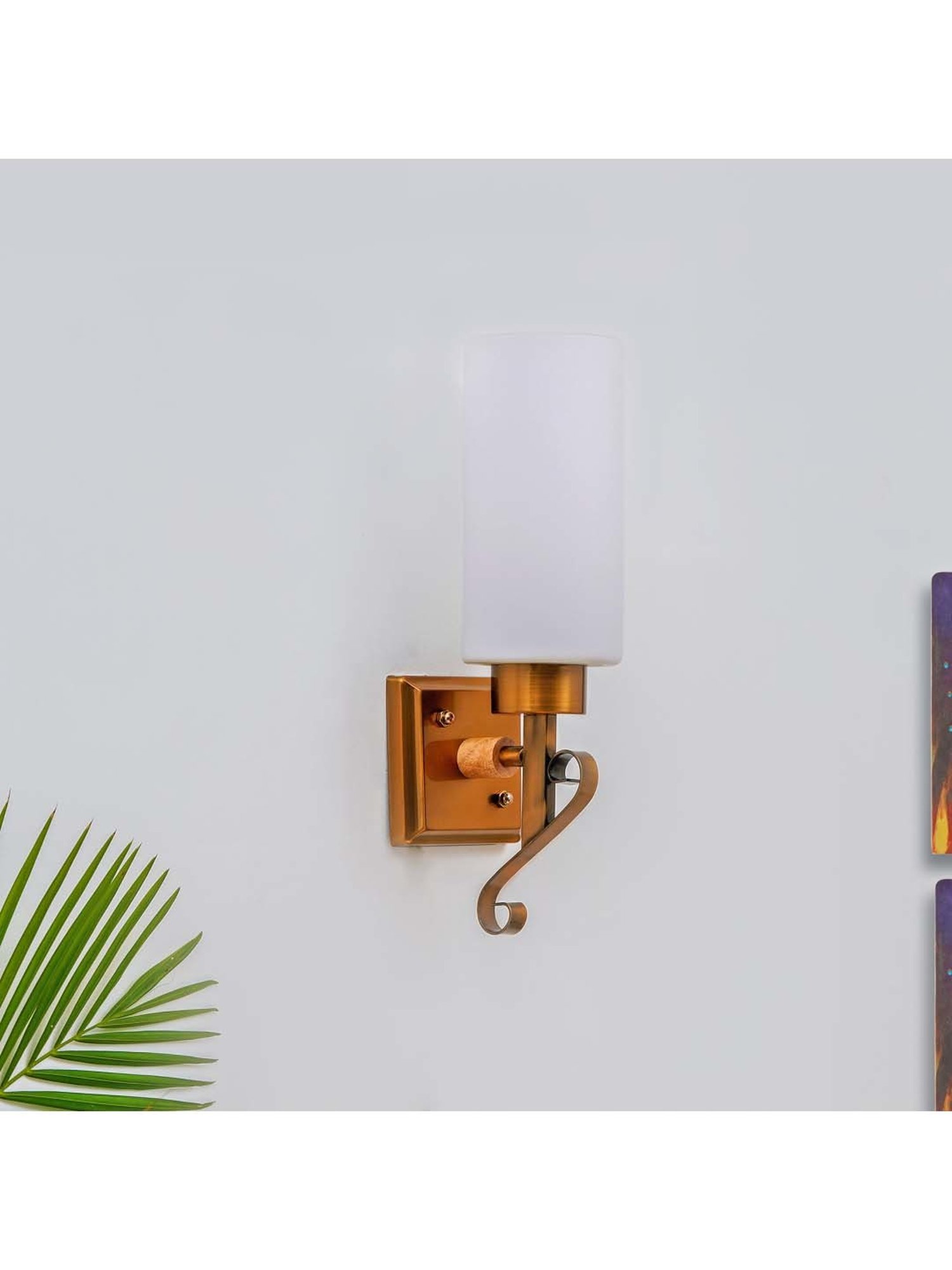 Fos Lighting 'Dish' Antique Gold & White Brass 5-In-1 Hanging Light