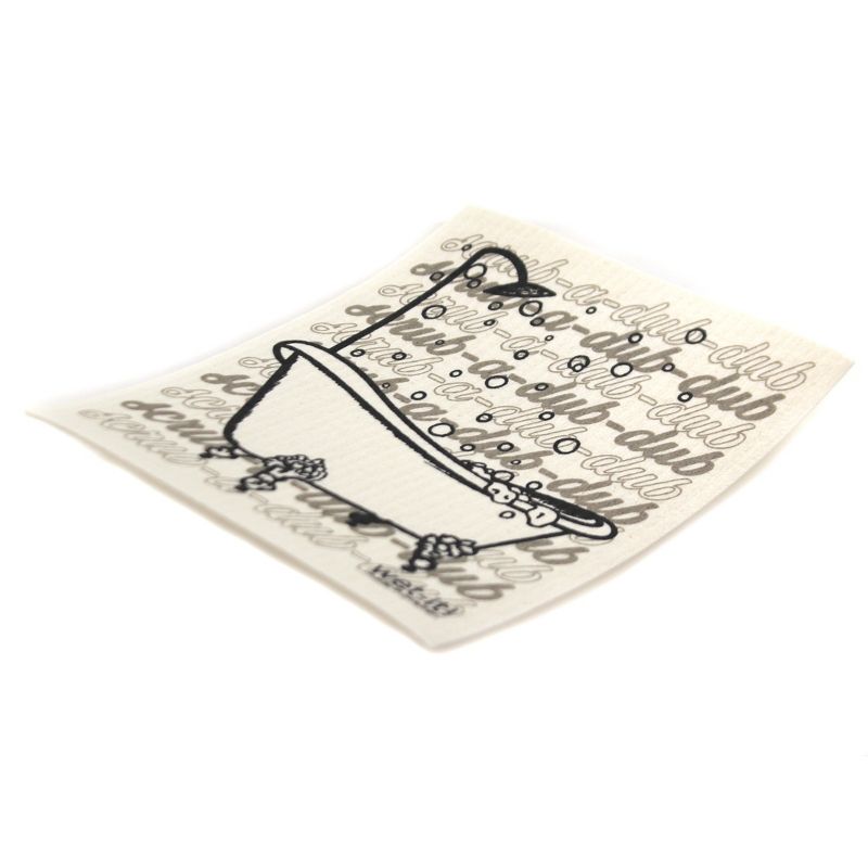 Swedish Dish Cloth 7.75" Scrub-A Dub-Dub Absorbent Cleaning Cloth Bathtub  -  Dish Cloth