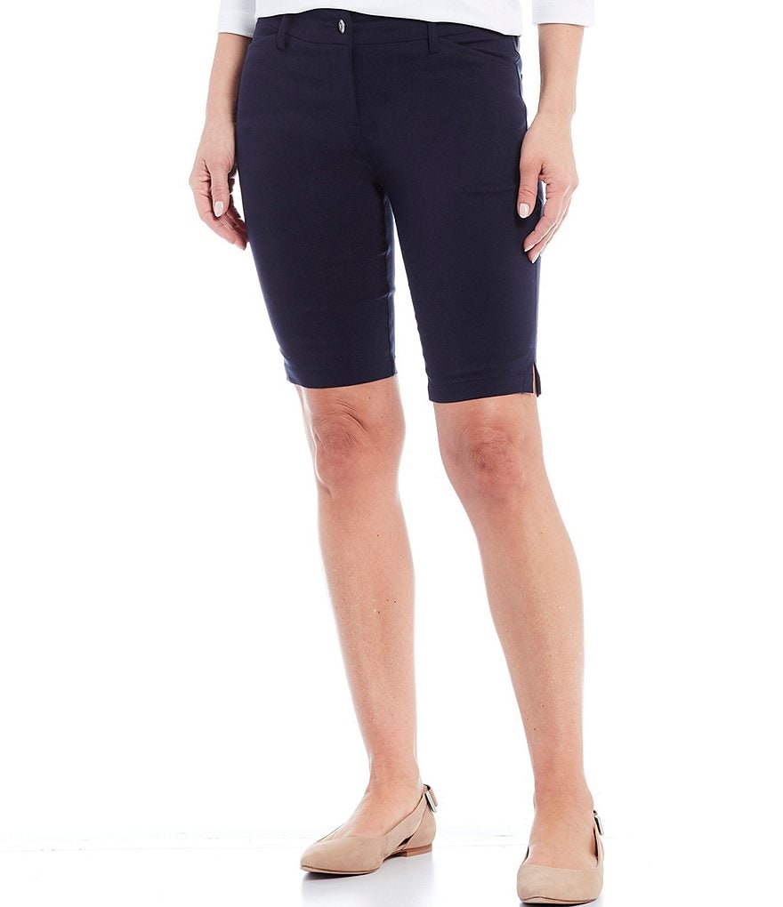 Westbound Petite Size the PARK AVE fit Indigo Skimmer Shorts