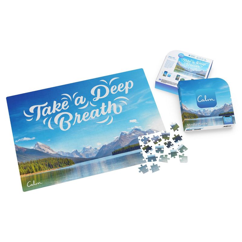 Spin Master Calm App: Jasper Lake Jigsaw Puzzle - 300pc