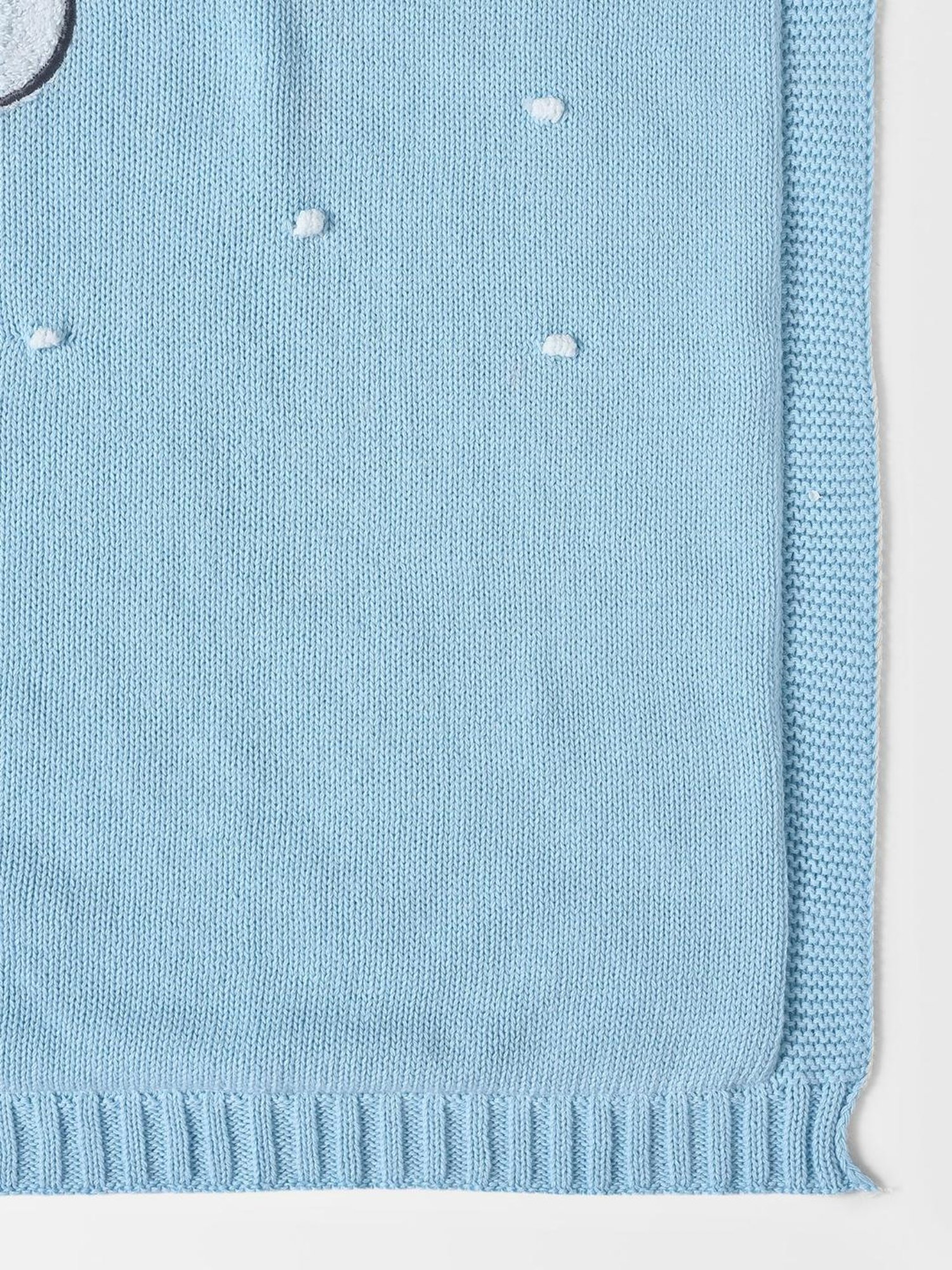 MiArcus Peanuts Printed Blue 10 TC Cotton Kiddo Knitted Blanket