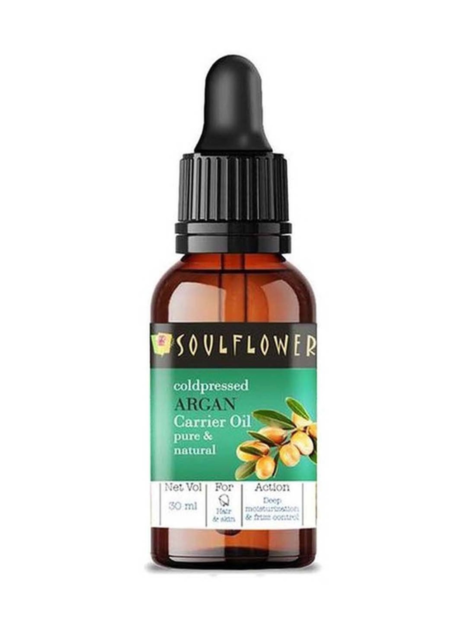 Soulflower Coldpressed Argan Carrier Oil - 30 ml