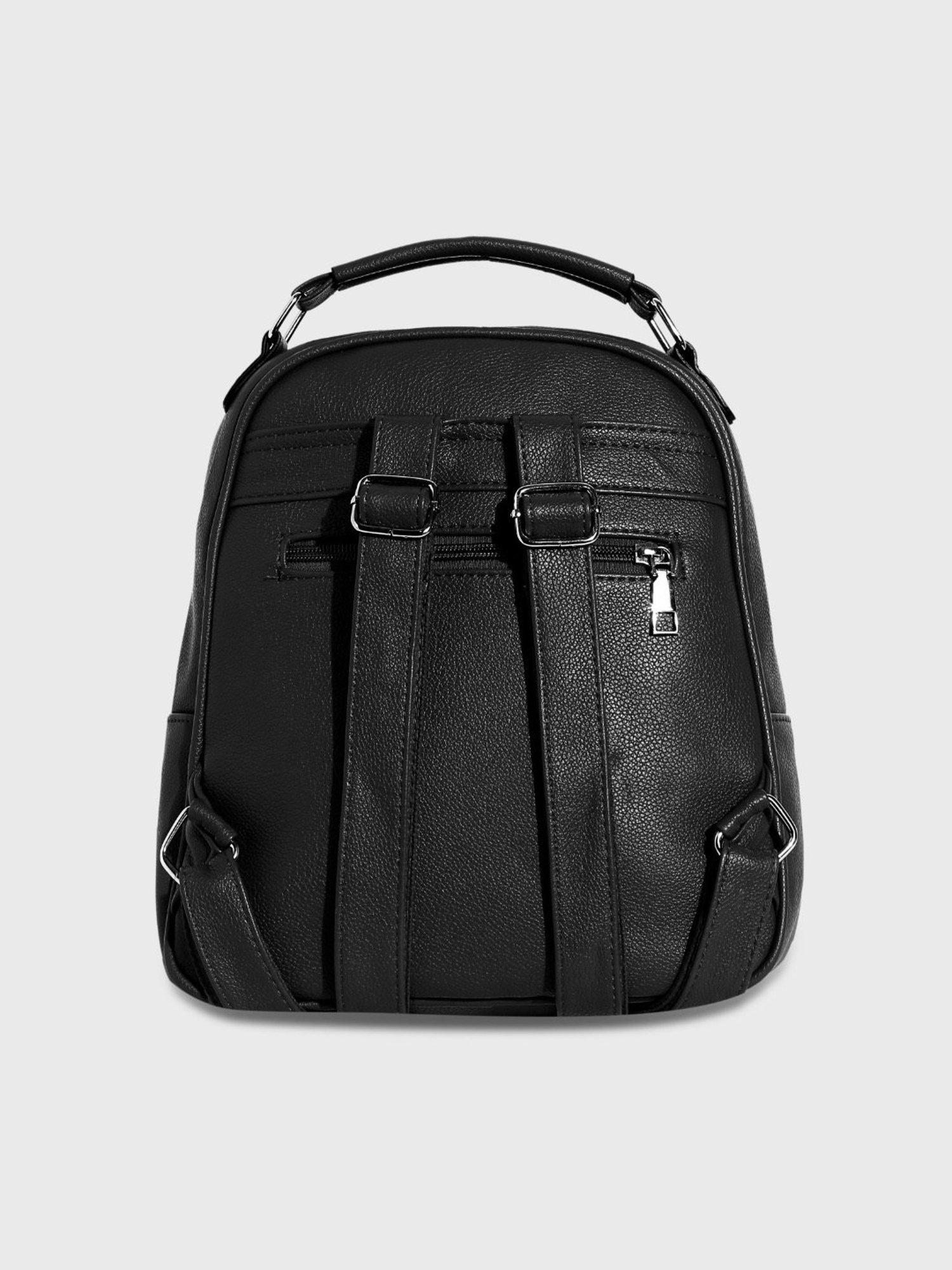 Tohl Fenwick Black Leather Medium Backpack