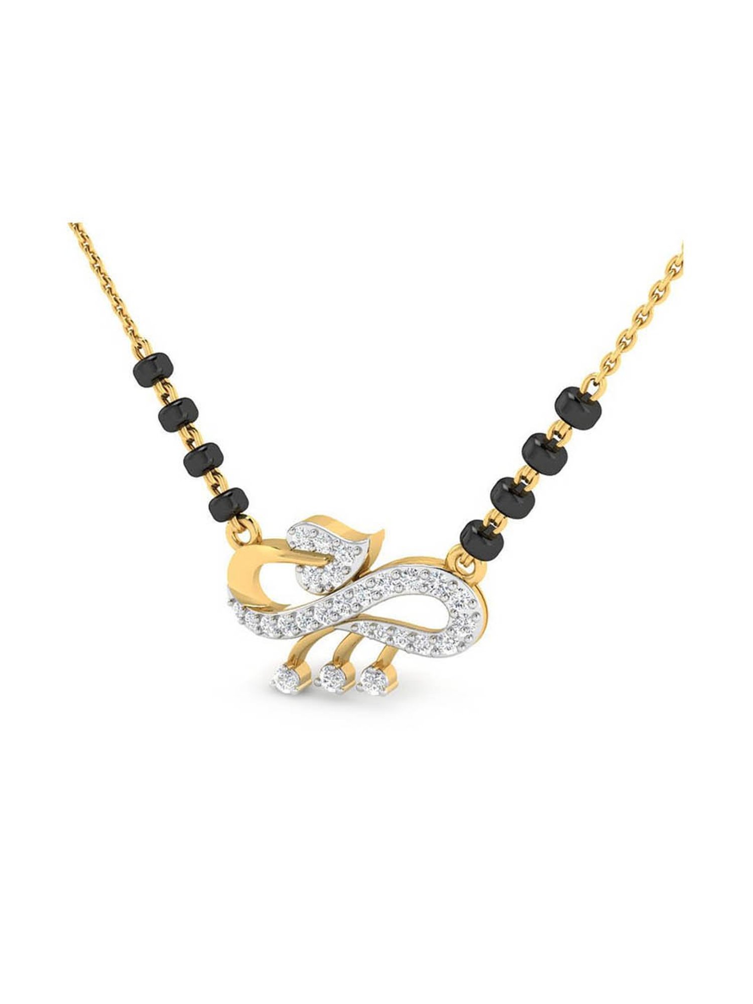 Waman Hari Pethe Jewellers 18k Gold & Diamond Mangalsutra for Women