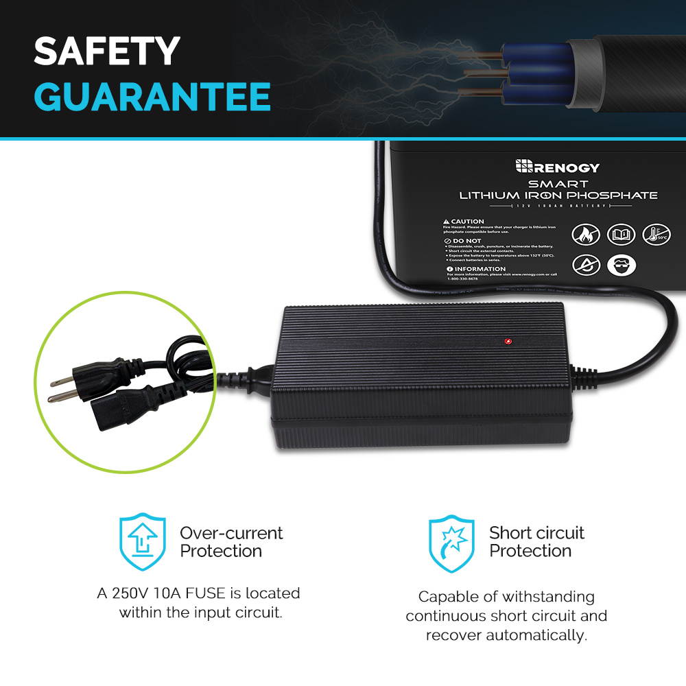 Renogy 20A AC-to-DC LFP Portable Battery Charger