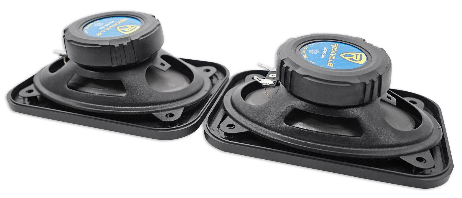 Pair   RV46.3A 4x6" 3-Way Car Speakers 500 Watts/70 Watts RMS CEA Rated