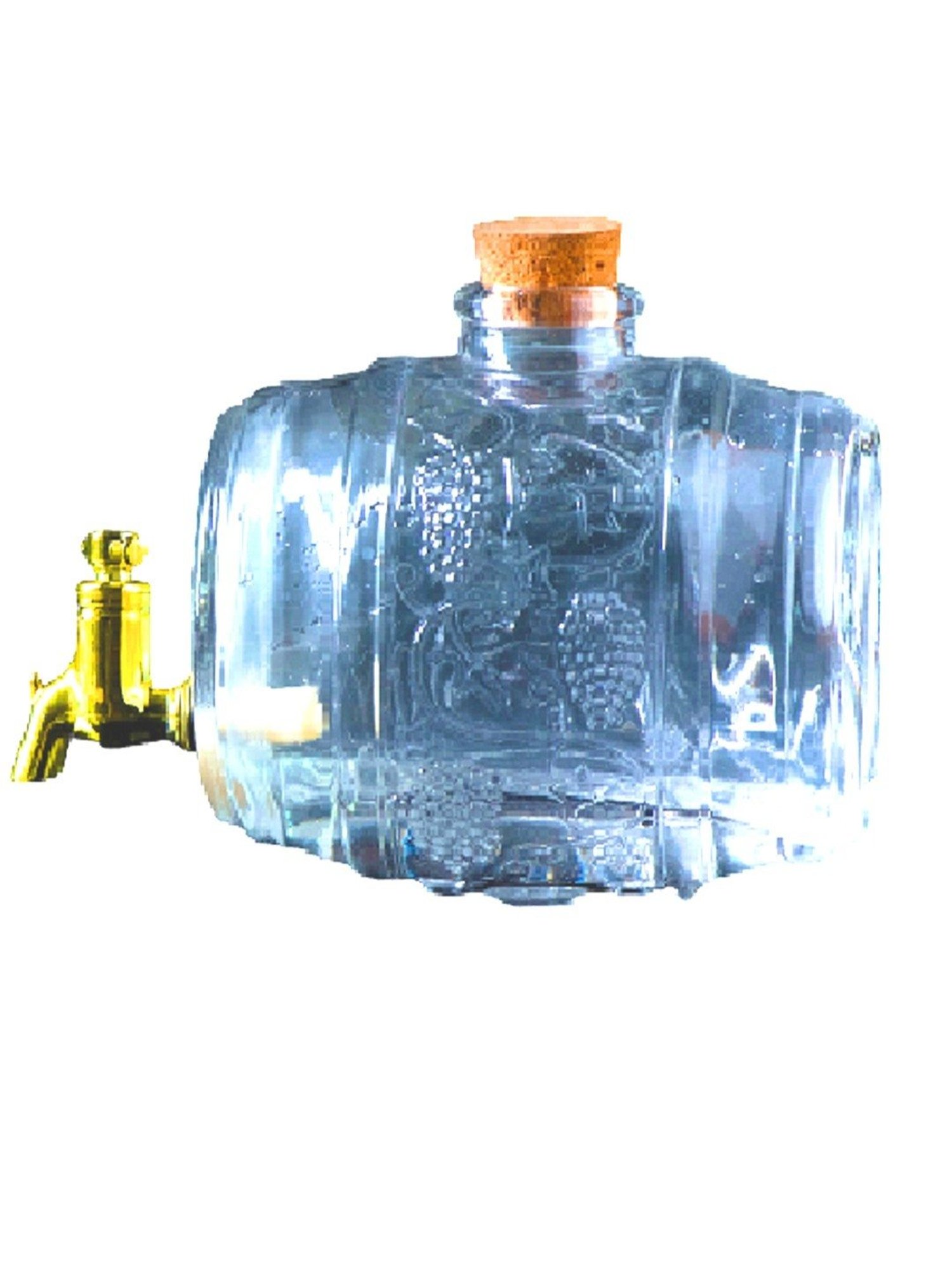 Pure Home and Living Blue Glass Decanter (0.7 L)