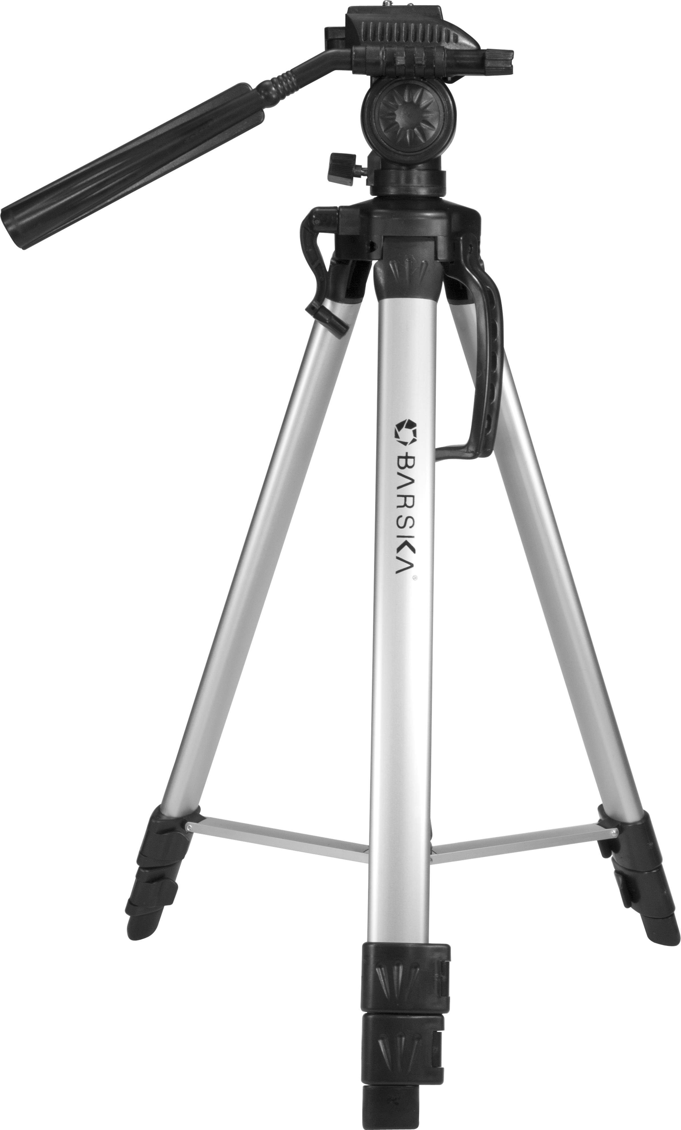 Barska Extendable to 63.4" Carrying Case Silver Deluxe Tripod