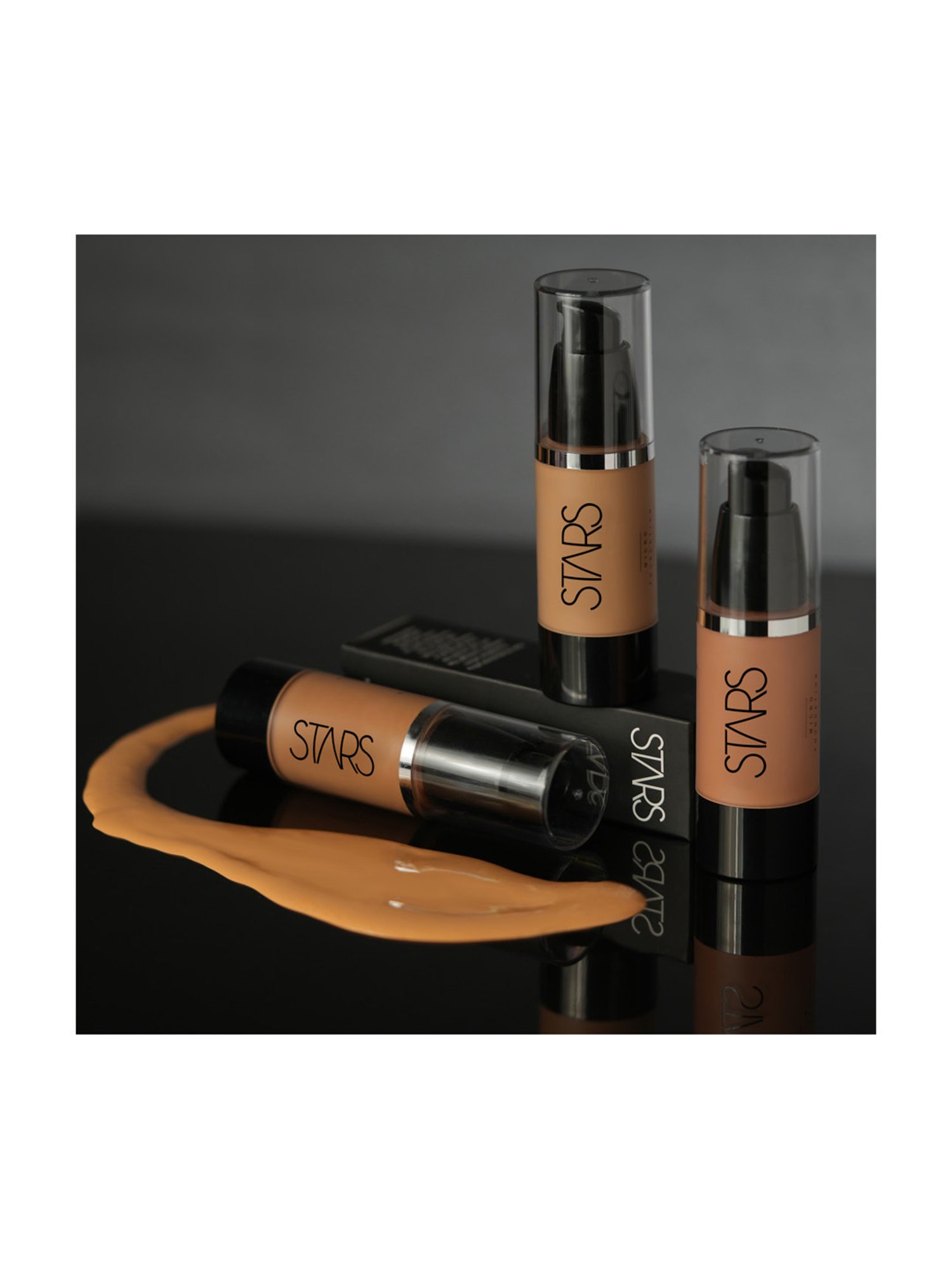 Stars Cosmetics Matte Finish Face Make Up Liquid Micro Foundation Sienna - 30 ml