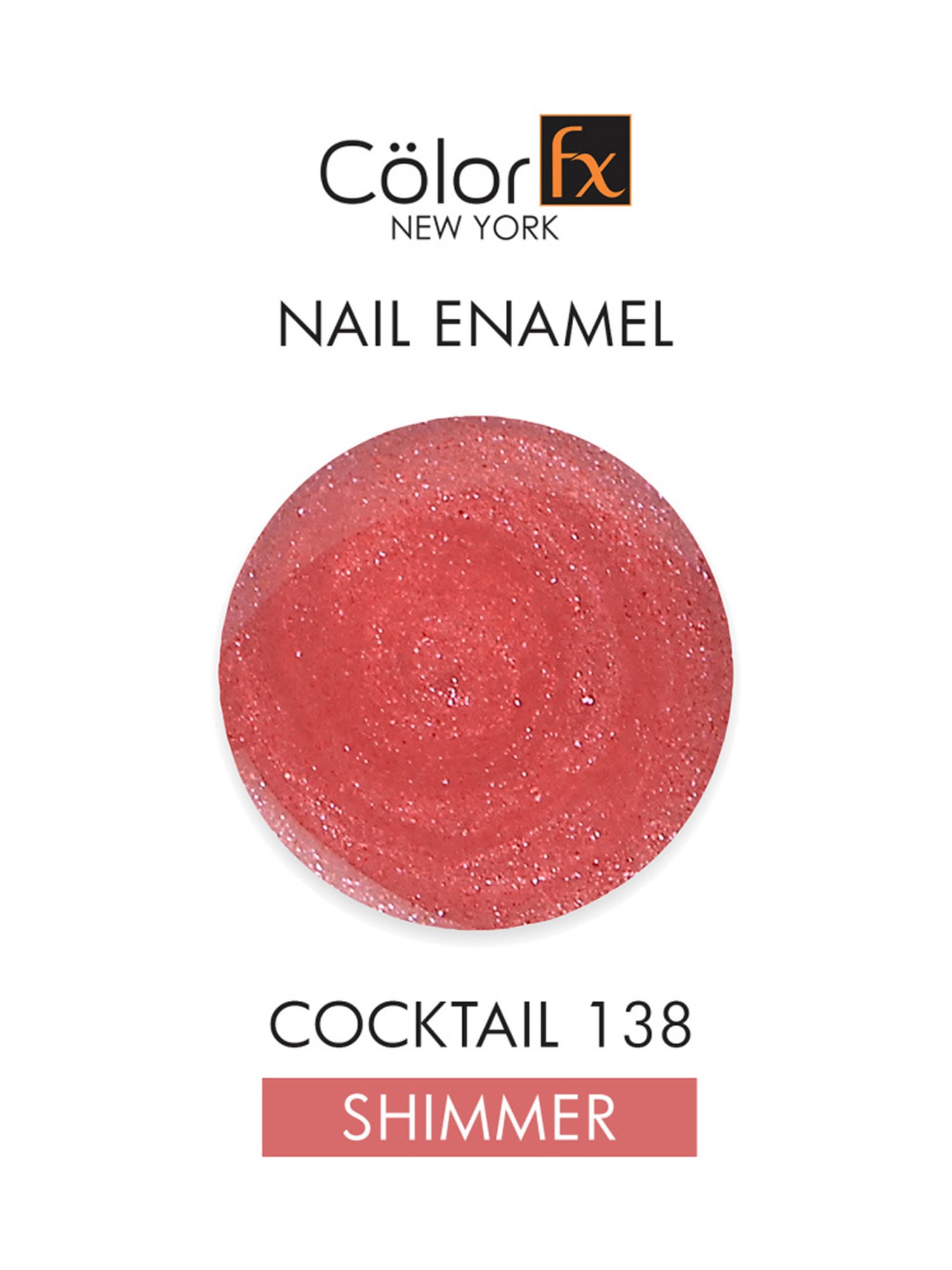 Color Fx Cocktail Party Collection Nail Enamel Shade 138 - 10 ml