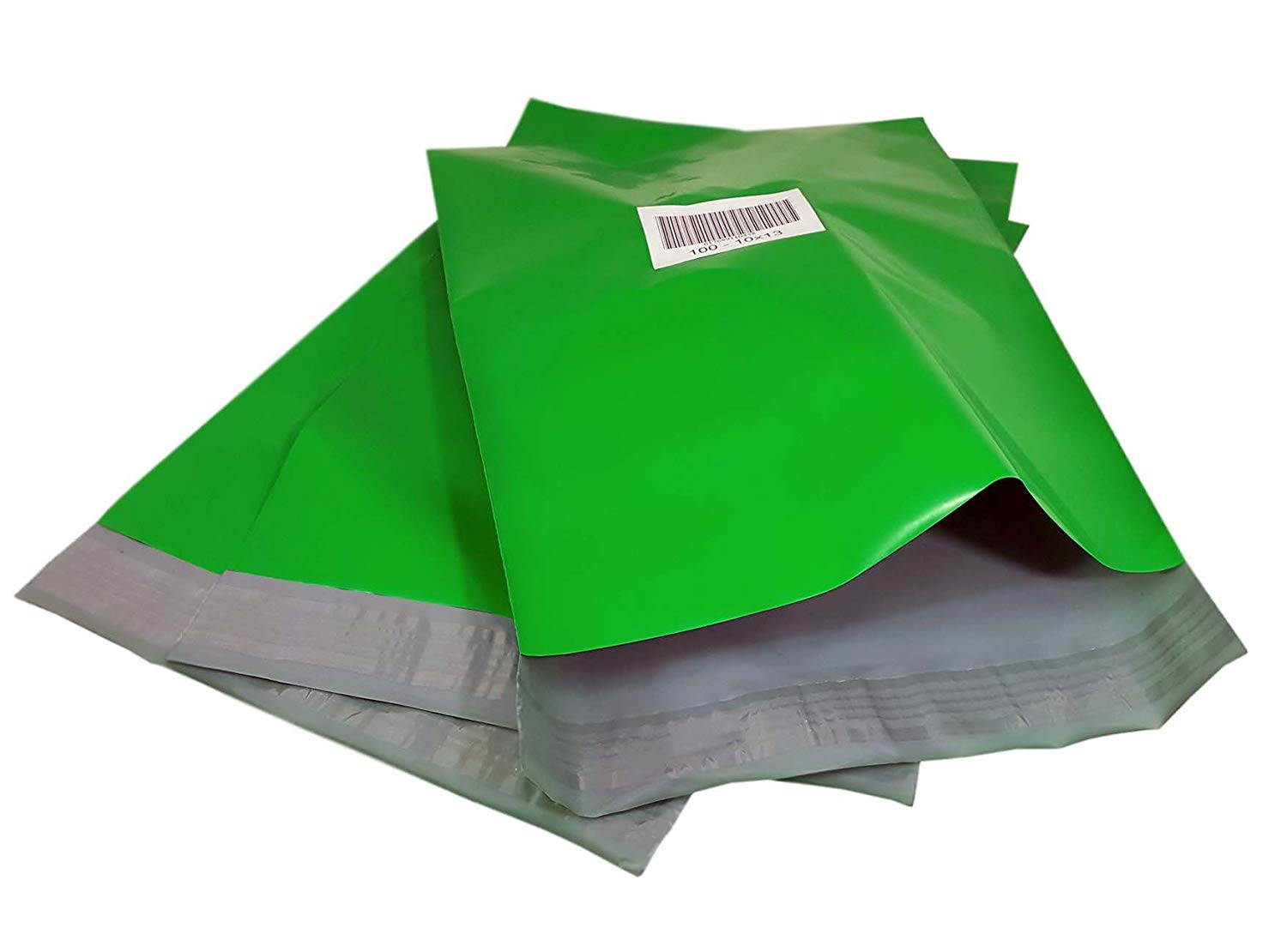 iMBAPrice Poly Mailers Shipping Envelopes Bags, 10 x 13 - inches , 100 Bags (Green)