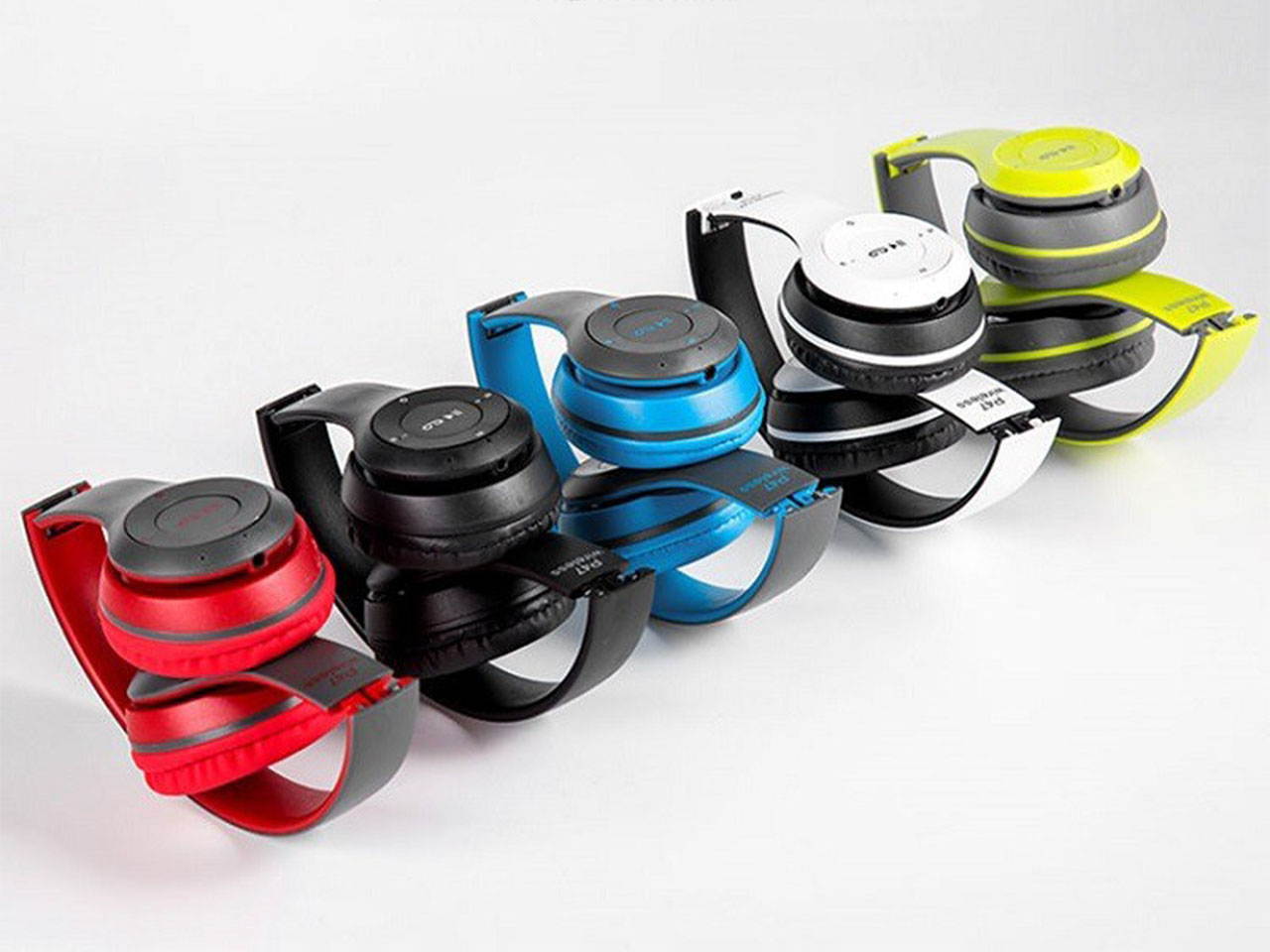 P47 Bluetooth Headphone with Microphone Wireless Headphones Support TF Card Gaming Headset Head Phone,Blue