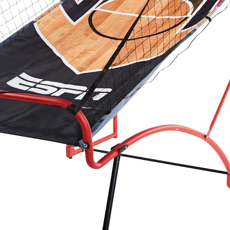 ESPN 2 Player EZ Fold Basketball Game with Polycarbonite Backboard and LED Scoring - Black