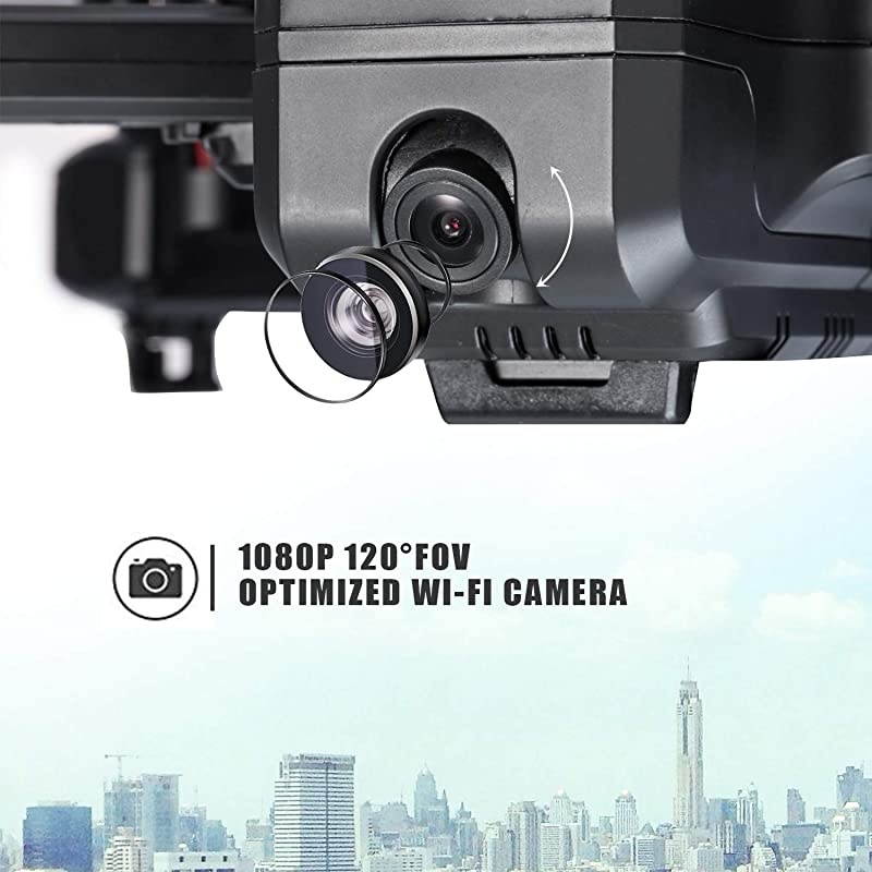 F22 FPV Foldable Drone with Camera for Adults, Kids, and Beginners - RC Quadcopter with 4K FHD Camera - Gesture Control for Selfie - GPS Auto Return - Follow Me - Carrying Case