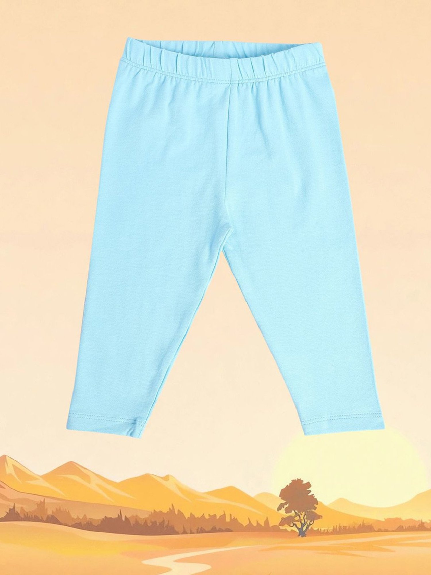 MINIKLUB Kids Mint Green Solid Leggings