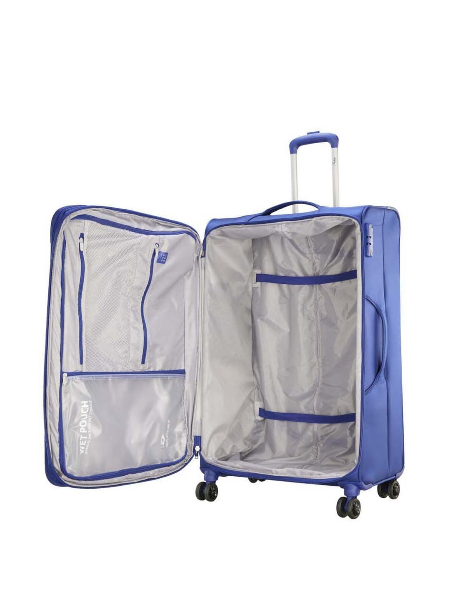 Skybags Blue Large Soft Cabin Trolley - 53 cm