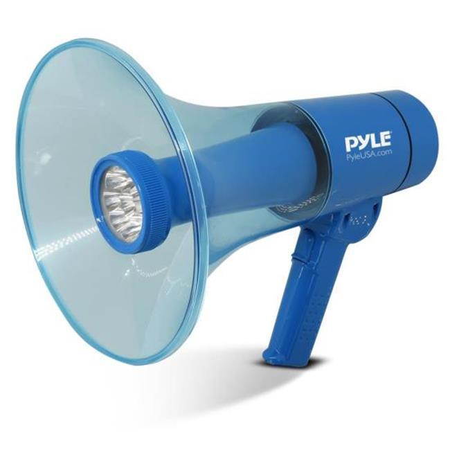 Pyle PMP66WLT Megaphone - PA Bullhorn Speaker with Siren Alarm