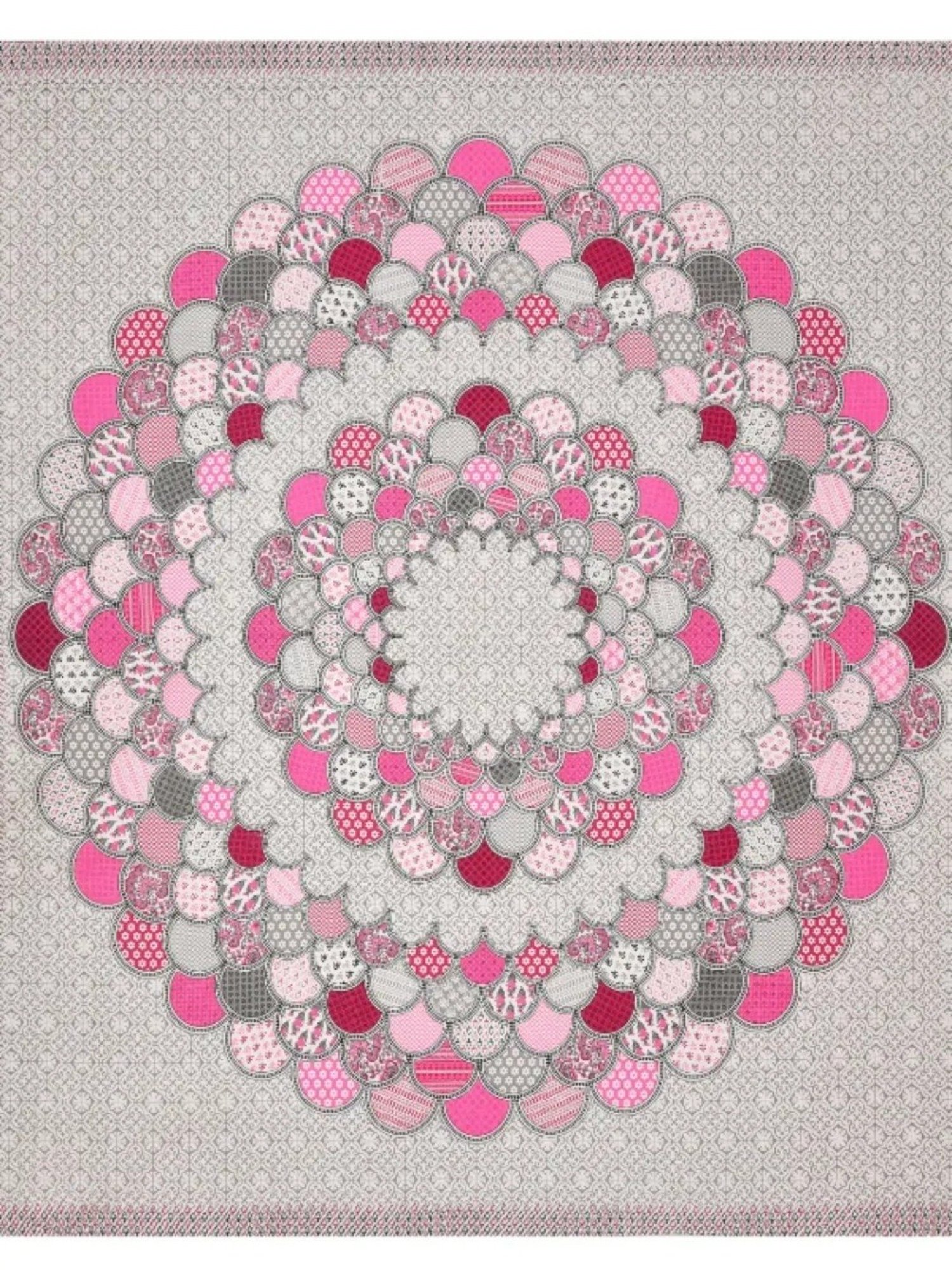 Living Roots Printed Pink 240 TC Cotton Bedsheet with 2 Pillow Covers