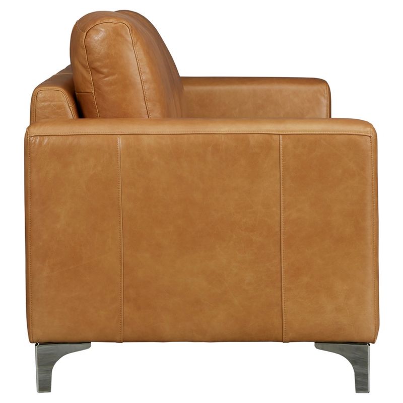 Anson Leather Sofa Camel - Inspire Q