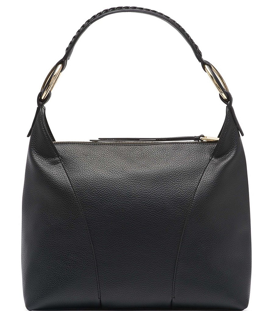 Calvin Klein Ivy Linen Python Hobo Bag