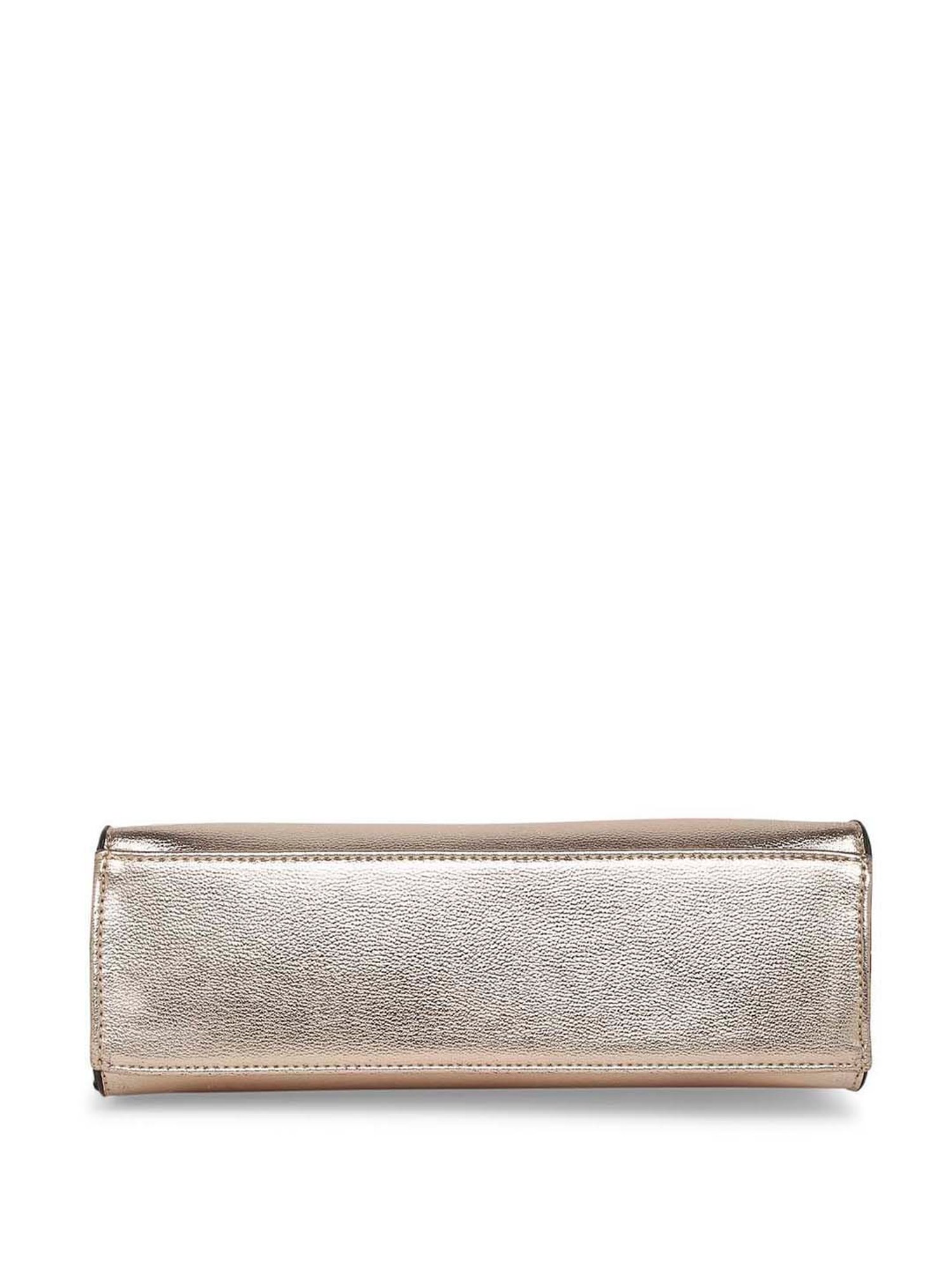 Marina Galanti Golden Embellished Medium Satchel Handbag