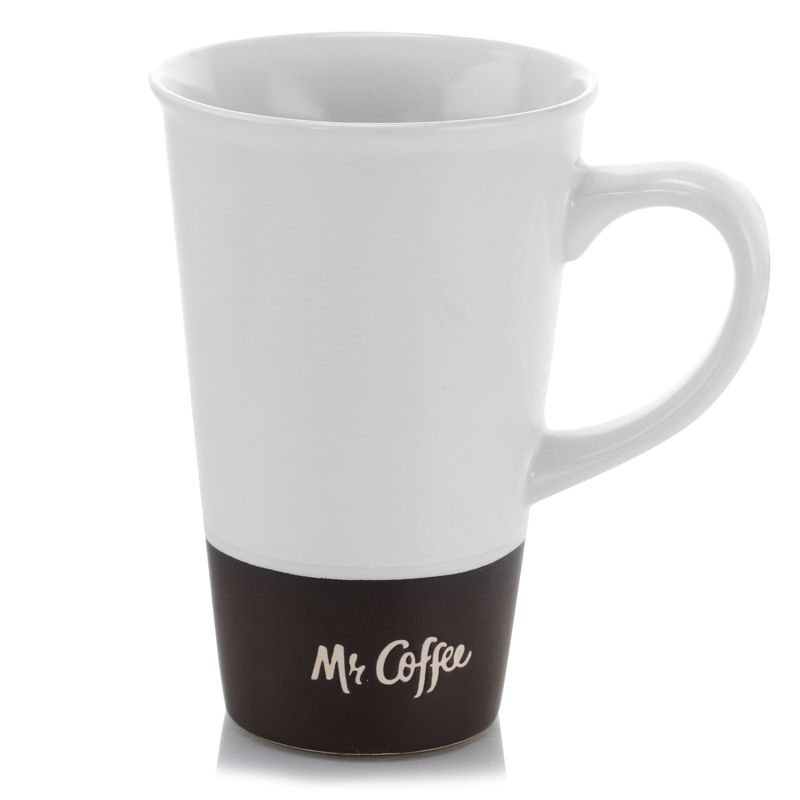 Mr. Coffee Cafe Zortea 6 Piece 16 Ounce Ceramic Mug Set in Assorted Colors