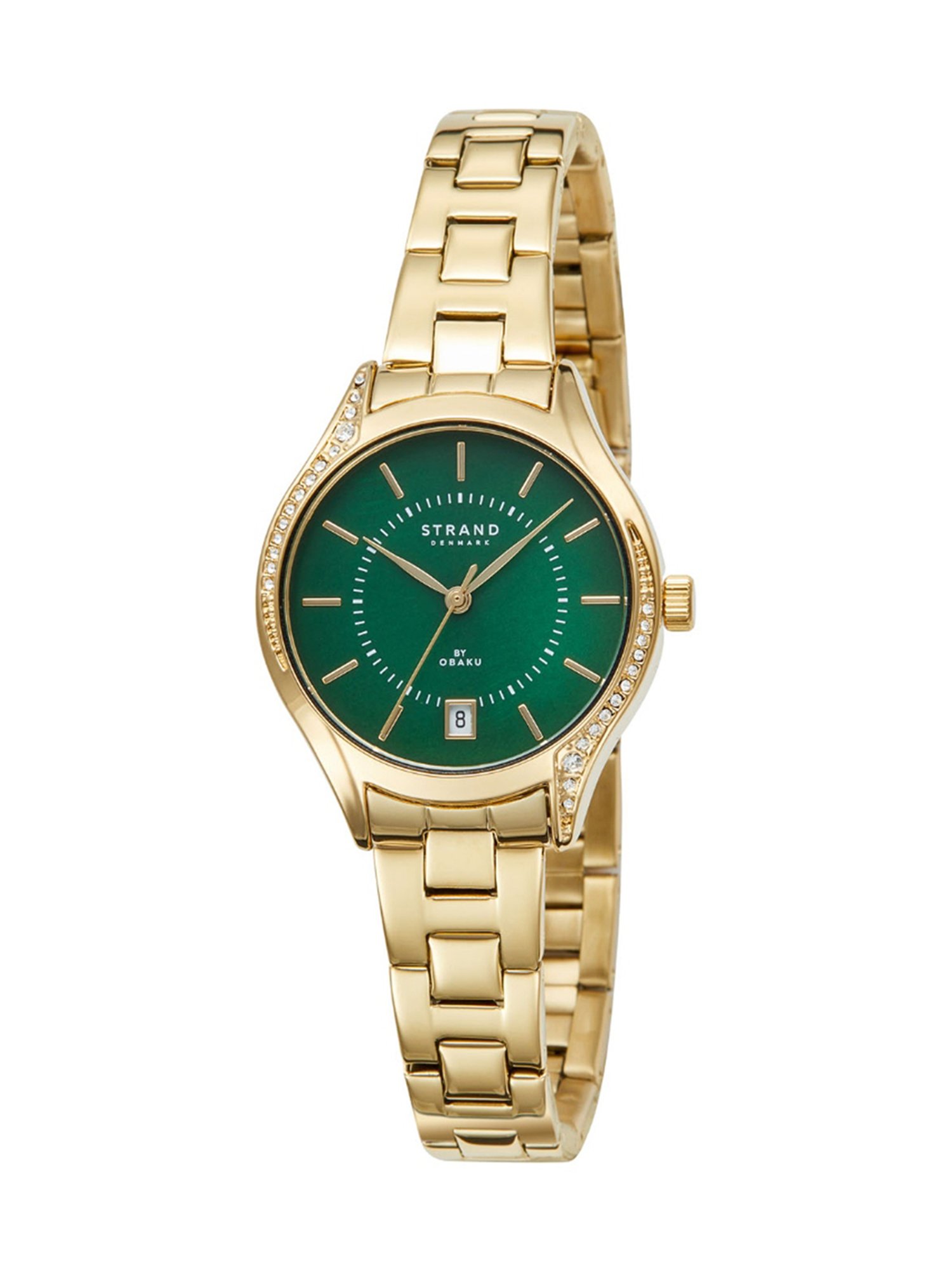 STRAND by Obaku S746LDGESG Varuna Sugar Analog Watch for Women