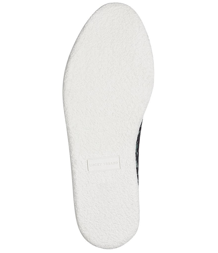 Lucky Brand Ebrun Leopard Print Toggle Casual Slip-Ons