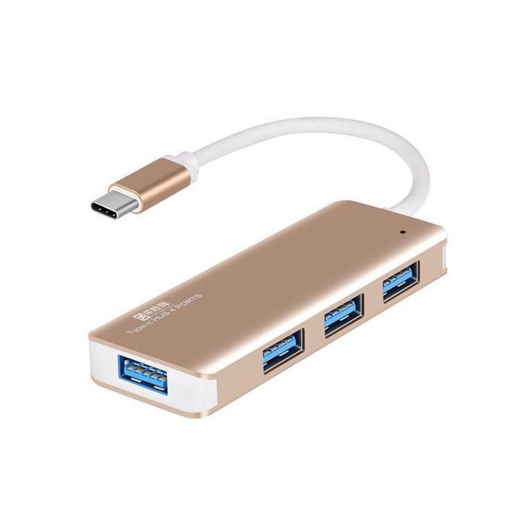 5Gbps Aluminum USB 3.0 TYPE C 4Port HUB for Type -C Notebook PC USB Flash Drives