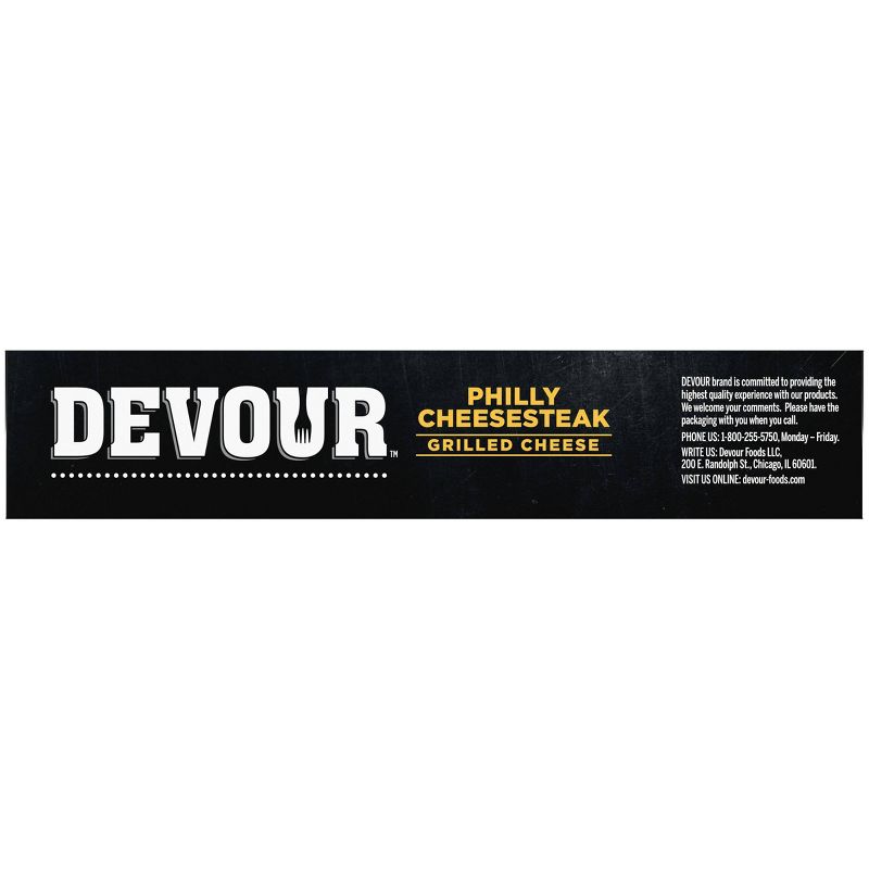 Devour Frozen Philly Cheesesteak Grilled Cheese - 7.51oz