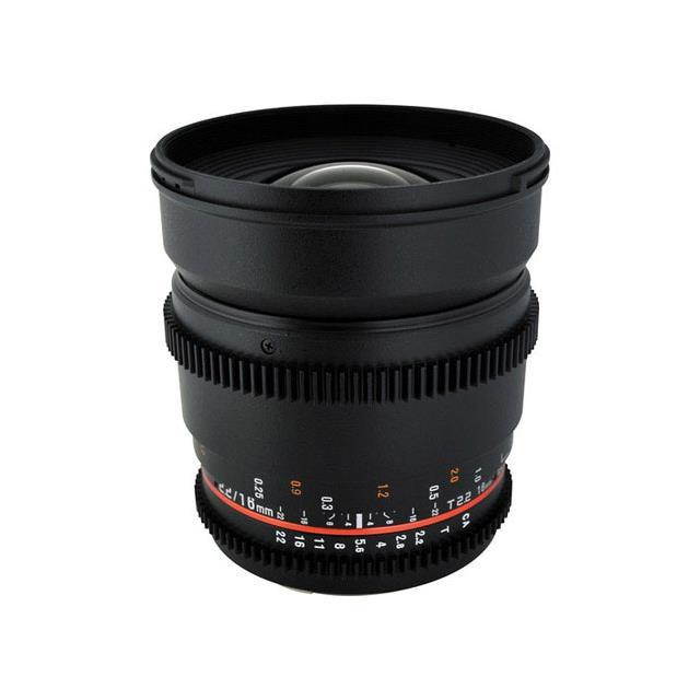 Rokinon CV16M-NEX 16mm T2.2 Cine Wide Angle Lens for Sony E-Mount Cameras