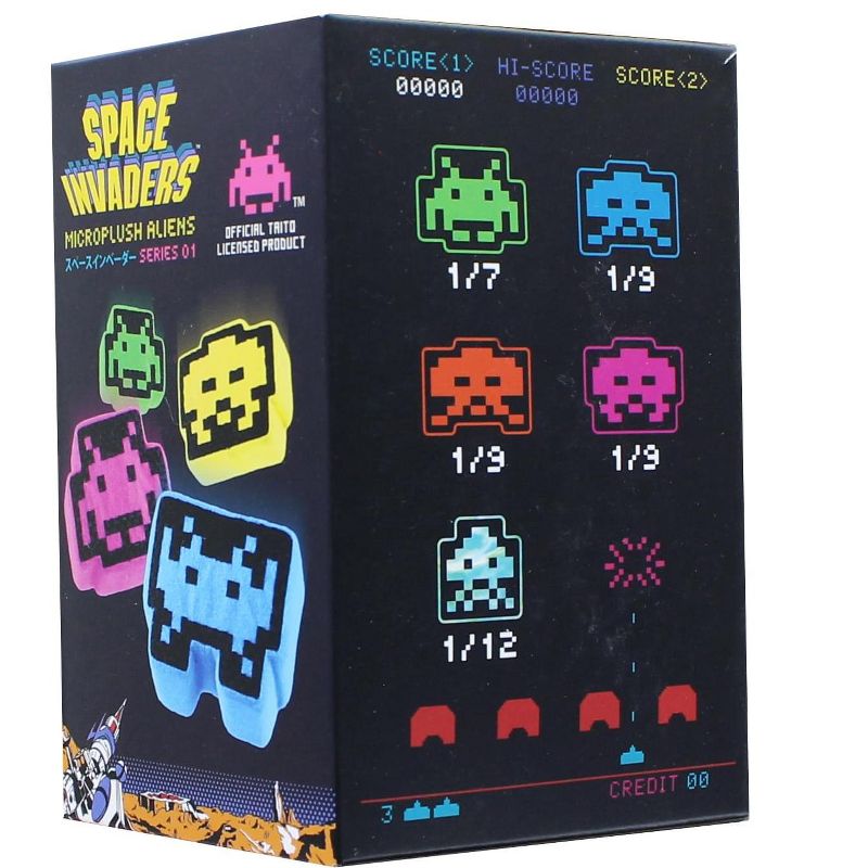 Crowded Coop, LLC Space Invaders Micro Plush Aliens Series 1 | One Random